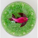 A Harland Paul Ysart fish paperweight,