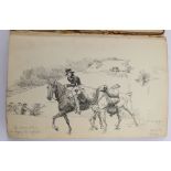 A late Victorian/Edwardian sketch book belonging to Amy Hooton,