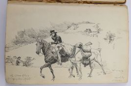 A late Victorian/Edwardian sketch book belonging to Amy Hooton,