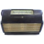 An Ekco type U76 receiver Bakelite radio,