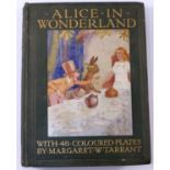 'Alice in Wonderland' by Lewis Carroll with 48 colour plates by Margaret W Tarrant, second edition,
