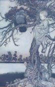 After Arthur Rackham, two prints from the Kensington Gardens series,