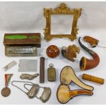 A collection of 19th century and later miscellaneous items comprised of a Hohner Chronometer, boxed,