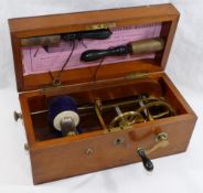 A 19th century 'Improved Magneto-Electric machine', manufactured by S Maw, Son and Thompson,
