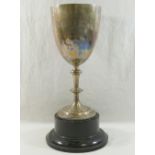 An Edwardian silver trophy cup, Sheffield 1902,