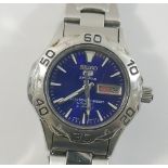 A ladies Seiko 5 Sports 4207-00A0 Automatic 100m wrist watch,
