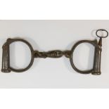 A collection of assorted 19th century and later iron and steel items comprised of a pair of