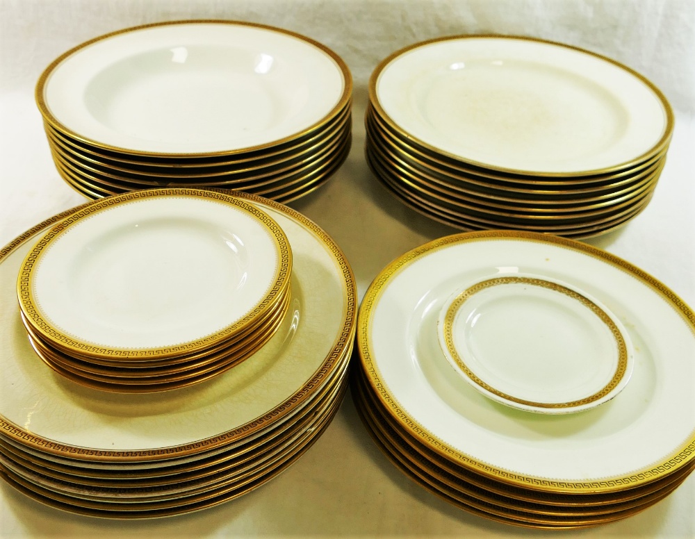 A Bishop and Stonier pottery part dinner service, retailed by Waring and Gillow Ltd, - Image 2 of 4