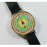 A West German ankle worn pedometer,