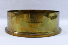 A WWI trench art 1917 brass 4.