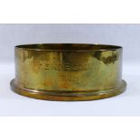 A WWI trench art 1917 brass 4.