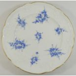 A Nantgarw porcelain plate from the Lady Seaton dinner service,