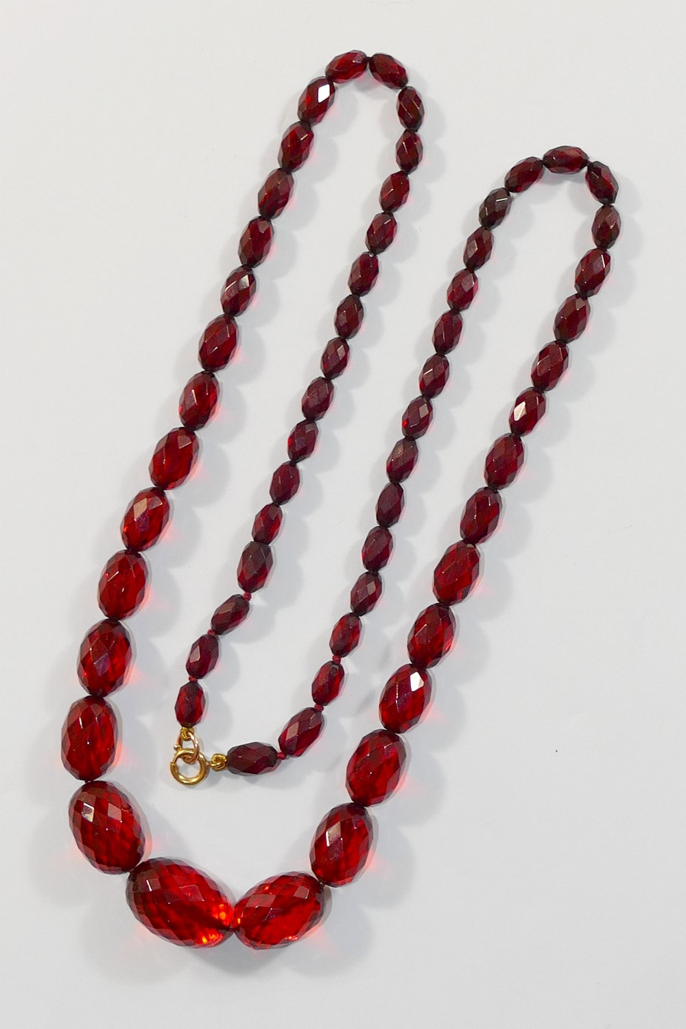 A Victorian double row coral necklace, t - Image 4 of 6