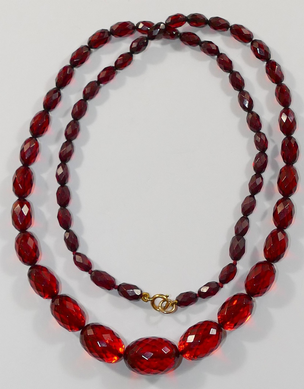 A Victorian double row coral necklace, t - Image 6 of 6