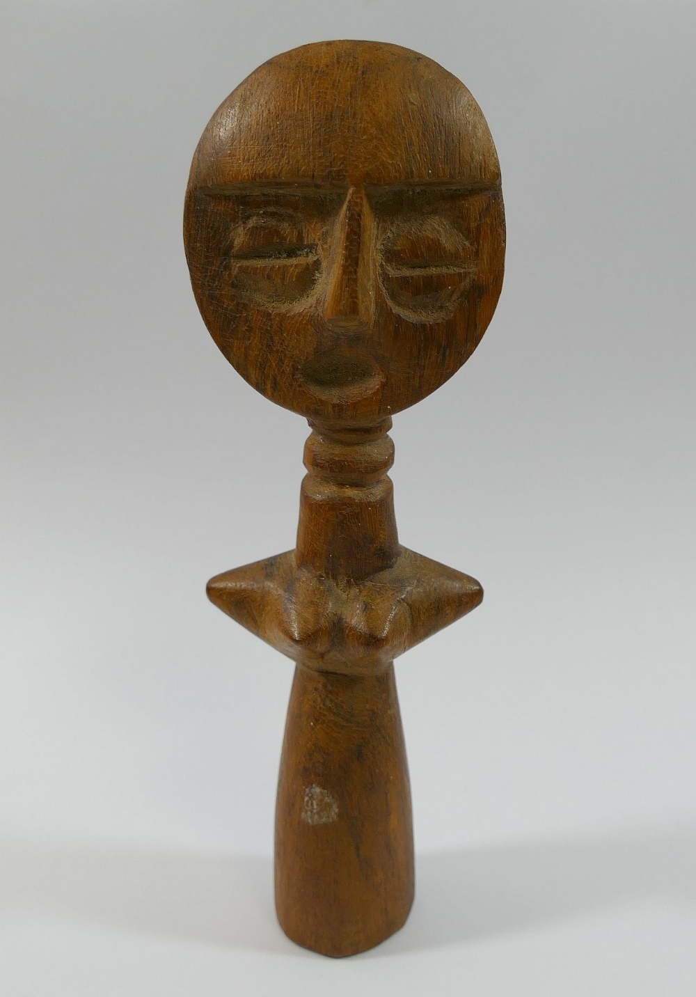 An Ashanti carved wooden female fertilit