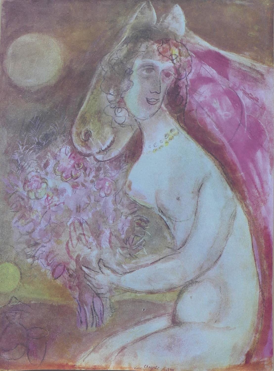 Marc Chagall (1887-1985), 'Moonlight', l