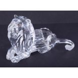 Swarovski Crystal Glass, Annual Edition 1995 'Inspiration Africa- The Lion', boxed.
