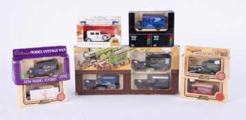 A mixed collection of model cars including Lledo, Cameo etc, approx 35.