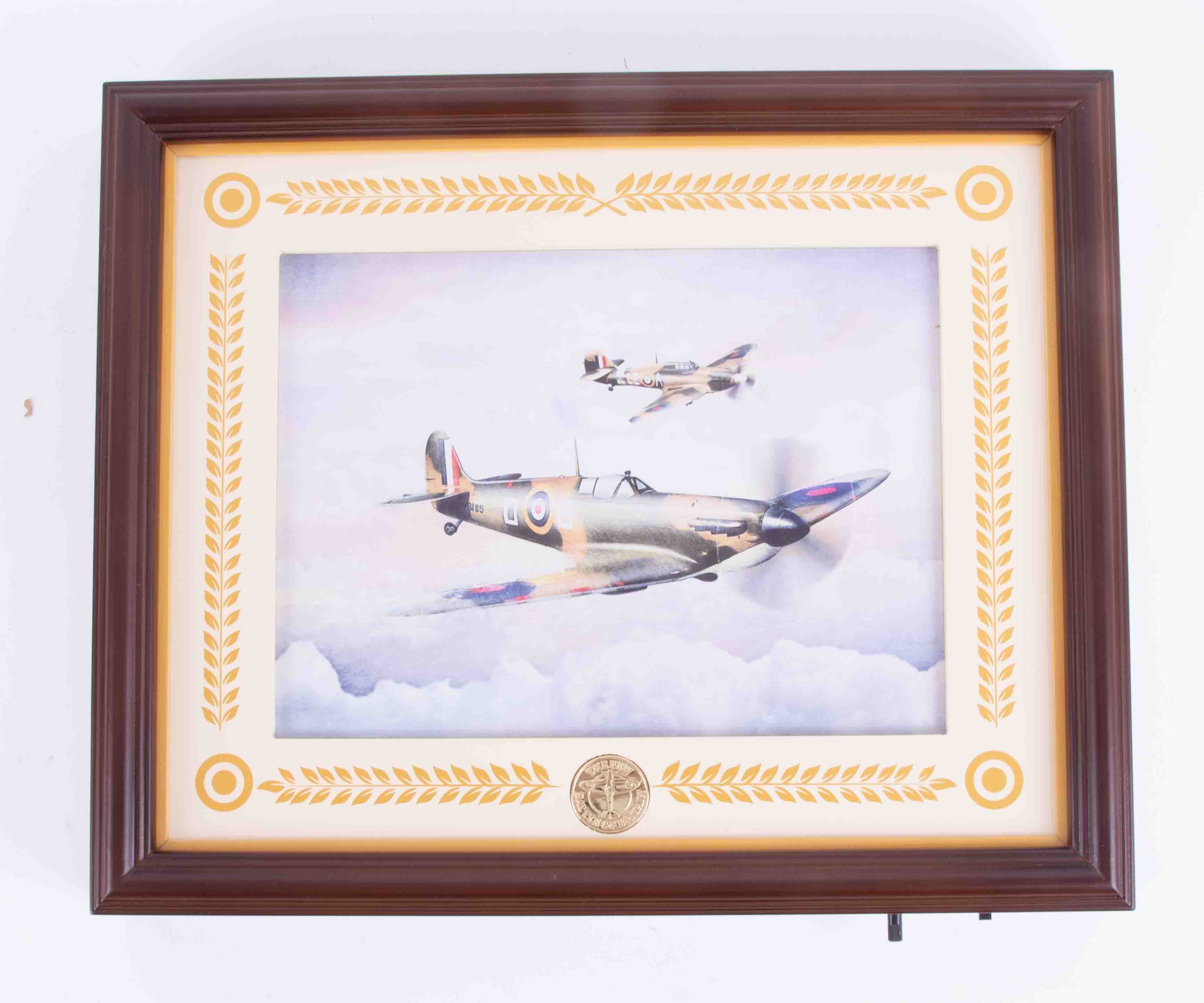 Battle Of Britain illuminated table box, boxed.