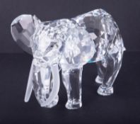 Swarovski Crystal Glass, Annual Edition 1993 'Inspiration Africa- The Elephant', boxed.