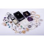 A mixed bag of costume jewellery to include the brand 'Pia', Autograph for M&S, some