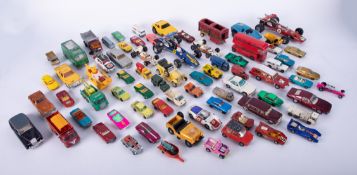 A collection of play worn models including Corgi Toys 'The Beatles, Yellow Submarine', Corgi Major