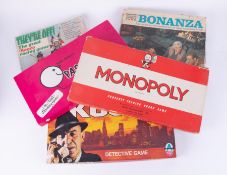 A collection of old games including 'They're Off', 'Bonanza' etc.