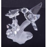 Swarovski Crystal Glass, 'Hummingbird', boxed.
