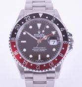 Rolex, a gents GMT II 16710, stainless steel wristwatch, Oyster Perpetual Date, coke bezel, 40mm