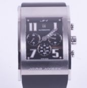 Jorg Hysek, a gent's automatic stainless steel Jorg Hysek wristwatch with rubber strap, K104-0360,