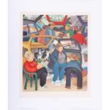 Beryl Cook (1926-2008) 'The Boot Sale' signed limited edition print 257/650, published by The