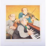 Beryl Cook (1926-2008) 'Musicians' signed limited edition print 288/650, published by The