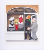 Beryl Cook (1926-2008) 'The Lingerie Shop' signed limited edition print 212/650, published by The