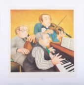 Beryl Cook (1926-2008) 'Musicians' signed limited edition print 289/650, published by The