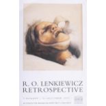 Robert Lenkiewicz, poster, Retrospective Plymouth Museum 1997.