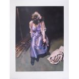 Robert Lenkiewicz (1941-2002) 'Painter With Women, St Antony Theme' singed limited edition print