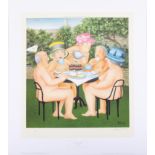 Beryl Cook (1926-2008) 'Tea In The Garden' signed limited edition print 145/650, published by The