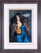 Robert Lenkiewicz (1941-2002) 'Karen Seated' limited edition print 18/475, 50cm x 38cm, framed and