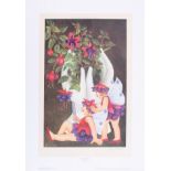 Beryl Cook (1926-2008) 'Fuchsia Fairies' signed limited edition print 459/650, published by The