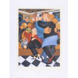 Beryl Cook (1926-2008) 'Shall We Dance', signed limited edition print 31/650, published by The