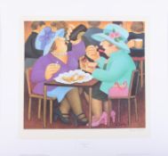 Beryl Cook (1926-2008) 'Ladies Who Lunch' signed limited edition print 452/650, published by The