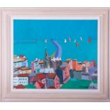 Alan Furneaux (born 1953) oil ‘Brighton and Kemptown and Marine’ signed, 1996, 47cm x 57cm, titled