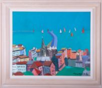 Alan Furneaux (born 1953) oil ‘Brighton and Kemptown and Marine’ signed, 1996, 47cm x 57cm, titled