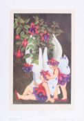 Beryl Cook (1926-2008) 'Fuchsia Fairies' signed limited edition print 461/650, published by The