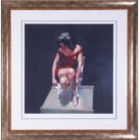 Robert Lenkiewicz (1941-2002) 'Study of Esther' limited edition print 38/295, embossed signature,