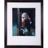 Robert Lenkiewicz (1941-2002) 'The Painter In The Wind/3:50am', signed limited edition print 361/