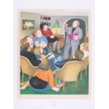 Beryl Cook (1926-2008) 'Poetry Reading' signed print, stamped JFC, published by The Alexander