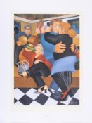 Beryl Cook (1926-2008) 'Shall We Dance', signed limited edition print 32/650, published by The