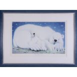 Mackenzie Thorpe 'Sleeping Bear Dunes' signed artist proof print 39/85, 43cm x 72cm,