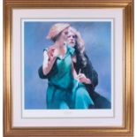 Robert Lenkiewicz (1941-2002) 'Bella With The Painter' signed limited edition print 534/550, also